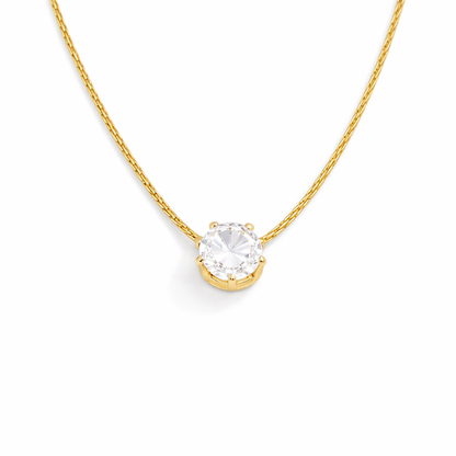 Collier Cristal Rond Délicat