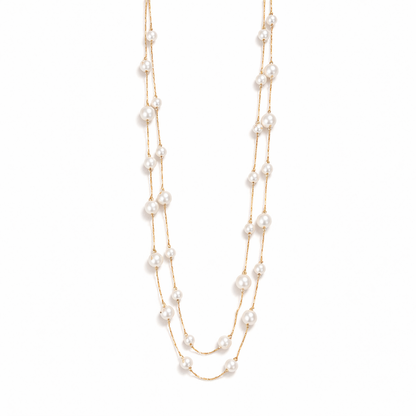 Collier Tori à Perles Superposé