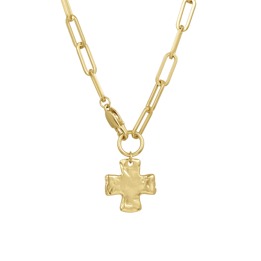 Collier Croix Chunky