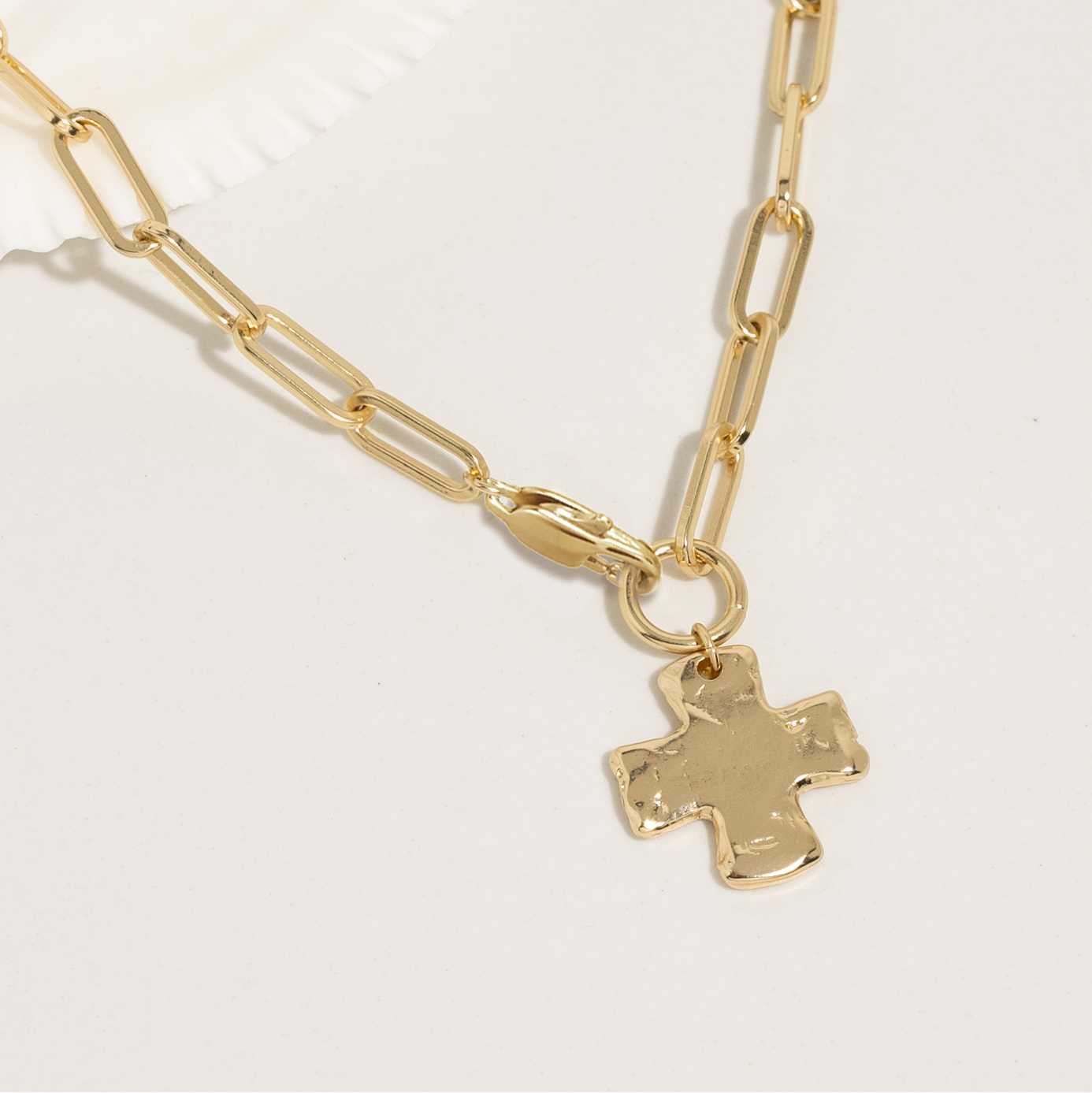 Collier Croix Chunky