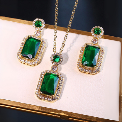 Ensemble collier et boucles d’oreilles Kateřina