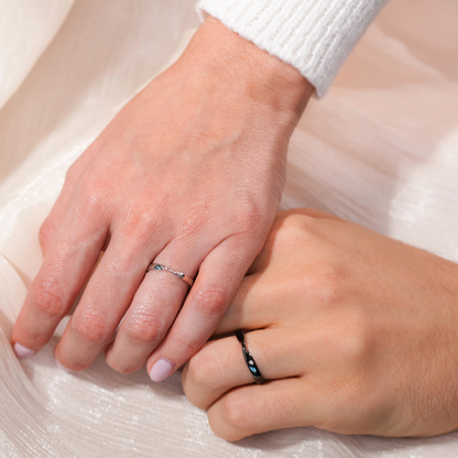 Bague Promesse d’Amour – Ensemble de bagues pour couple