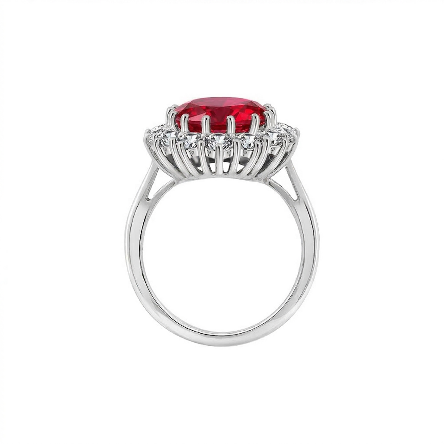 Bague Couronne Écarlate Rubis