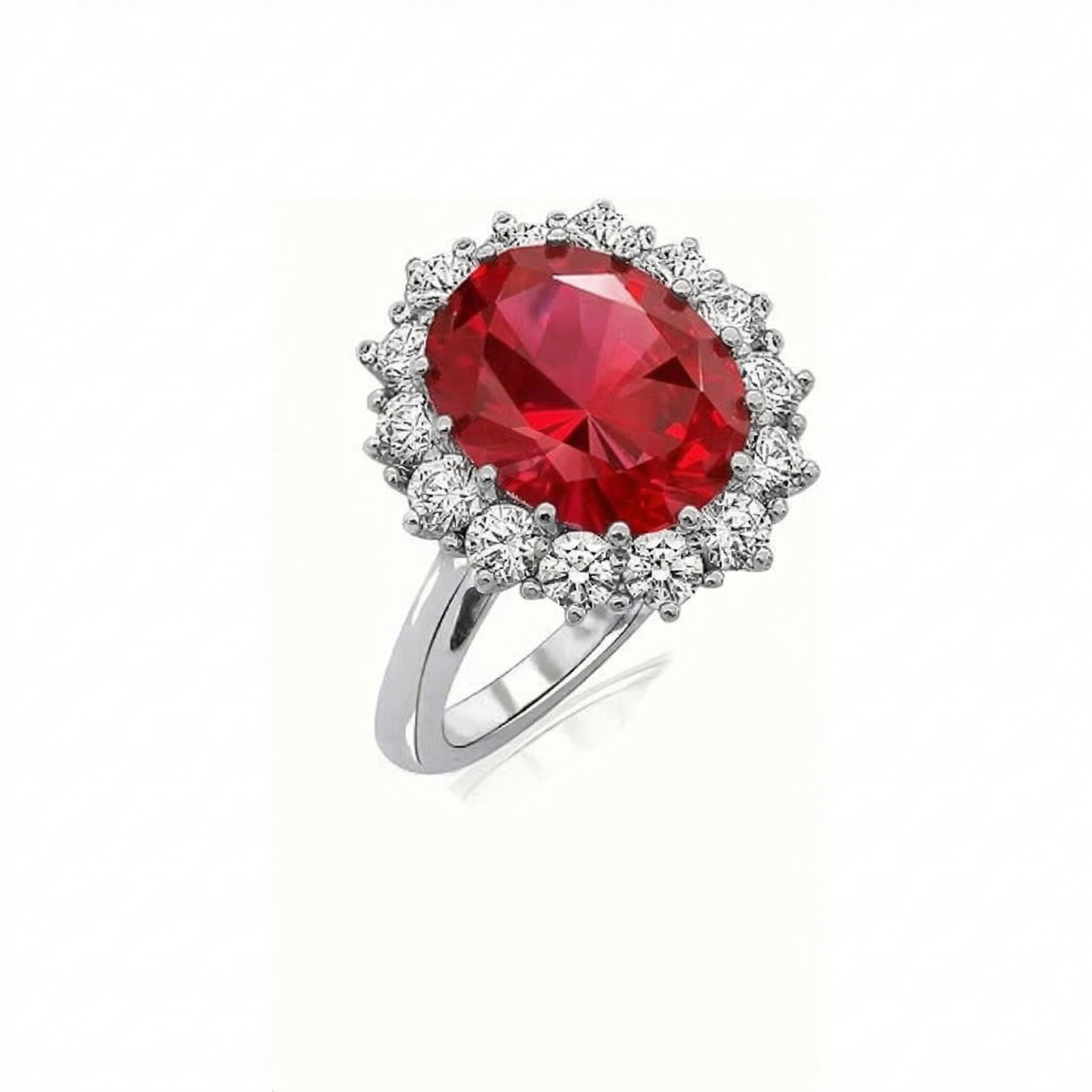 Bague Couronne Écarlate Rubis