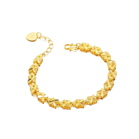 Lila | Bracelet Vintage Élégant avec Charmante Marguerite