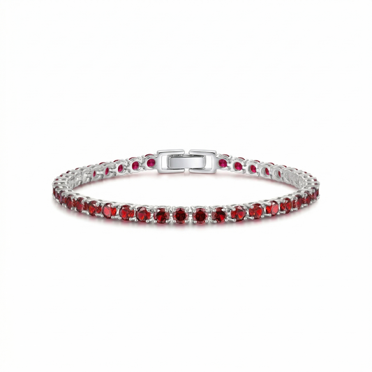 Bracelet Tennis Rubis