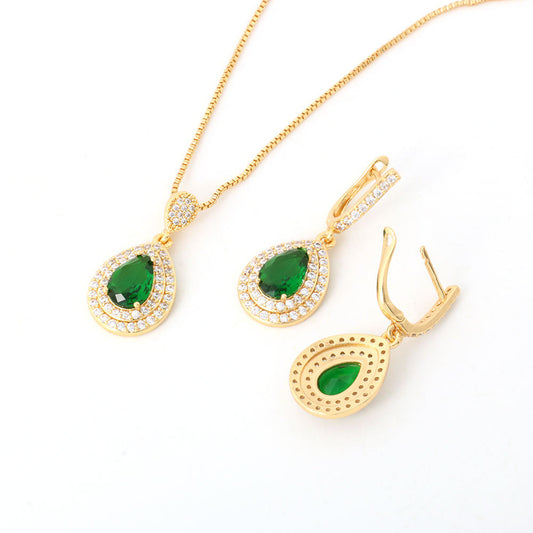 Ensemble collier et boucles d’oreilles ELINA