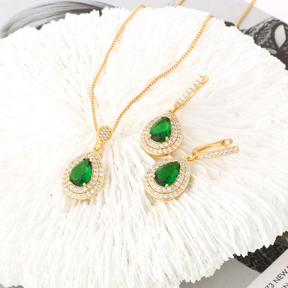 Ensemble collier et boucles d’oreilles ELINA