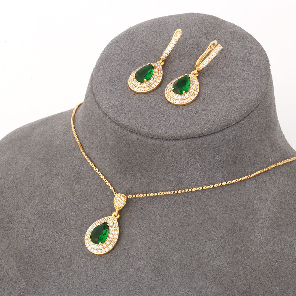Ensemble collier et boucles d’oreilles ELINA