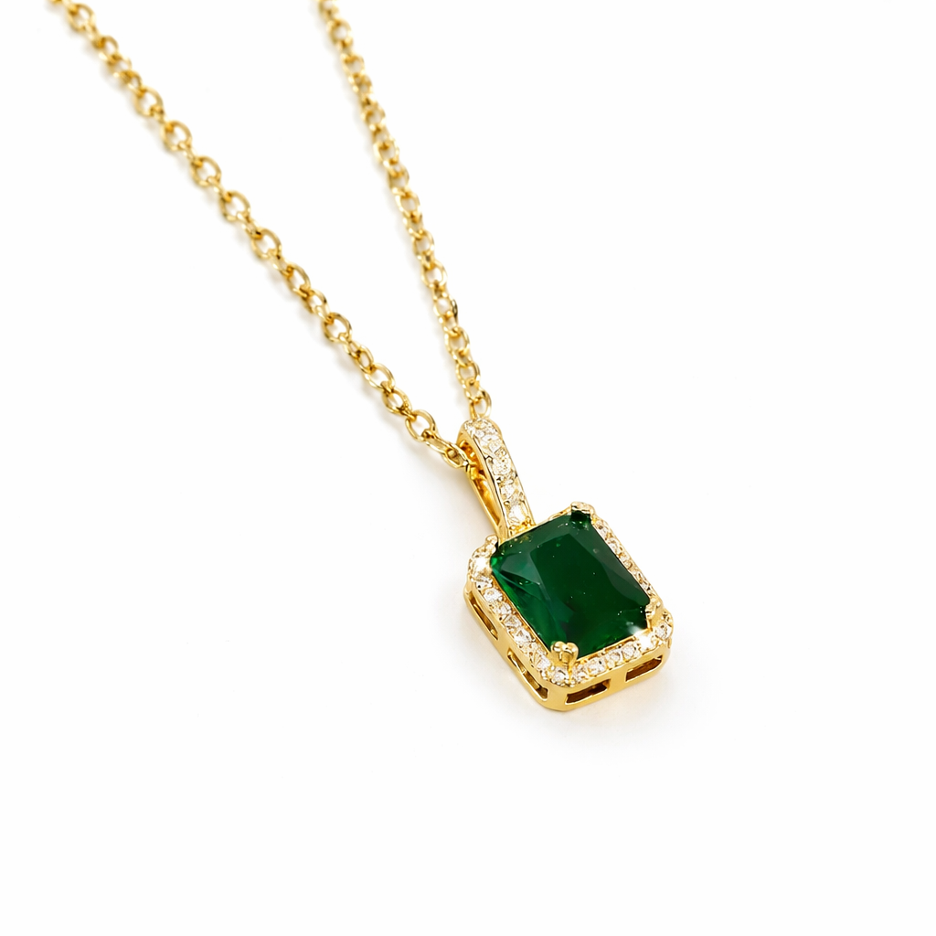 Collier Émeraude Miriam