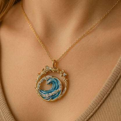 Aqua - Collier Élégant des Serments de la Mer