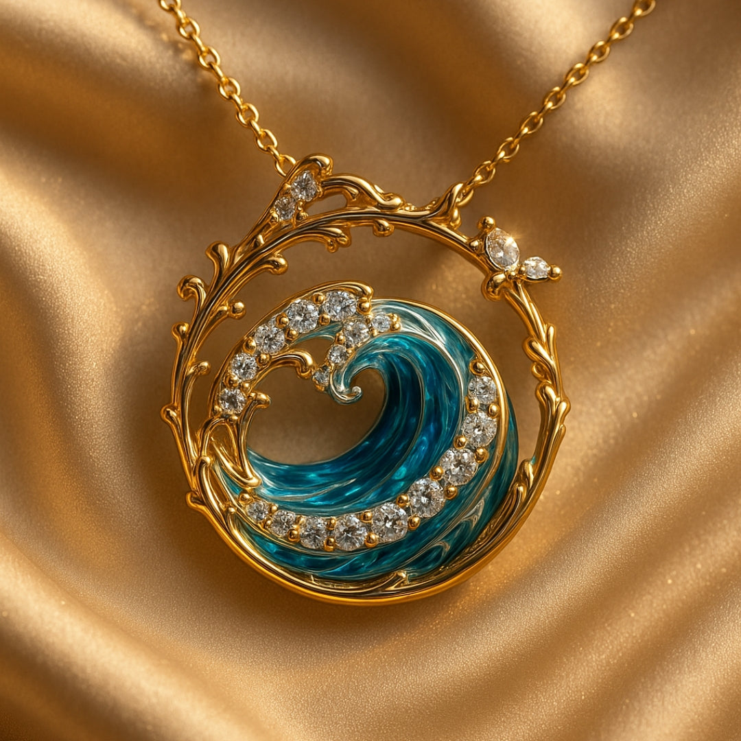 Aqua - Collier Élégant des Serments de la Mer