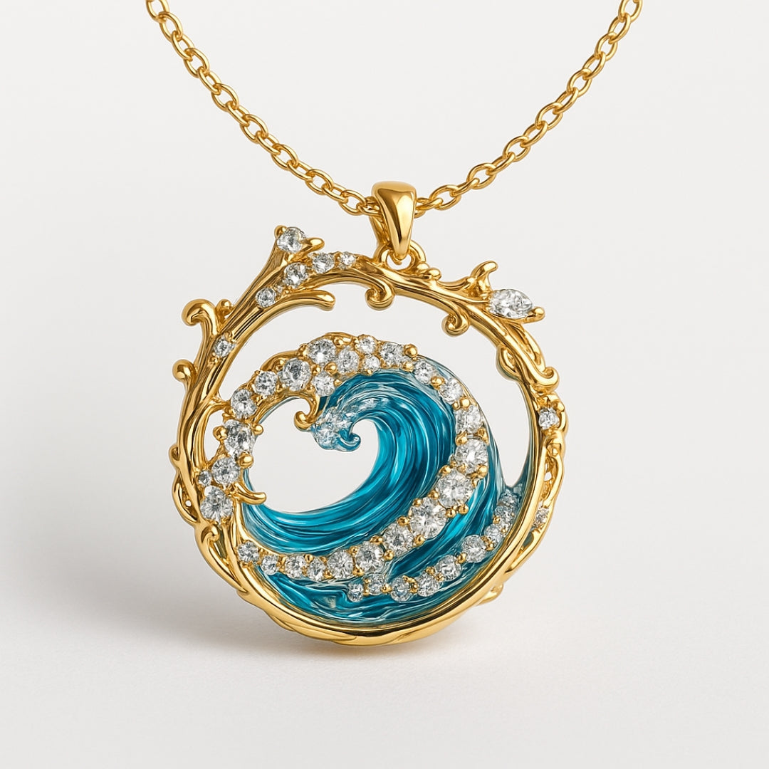 Aqua - Collier Élégant des Serments de la Mer