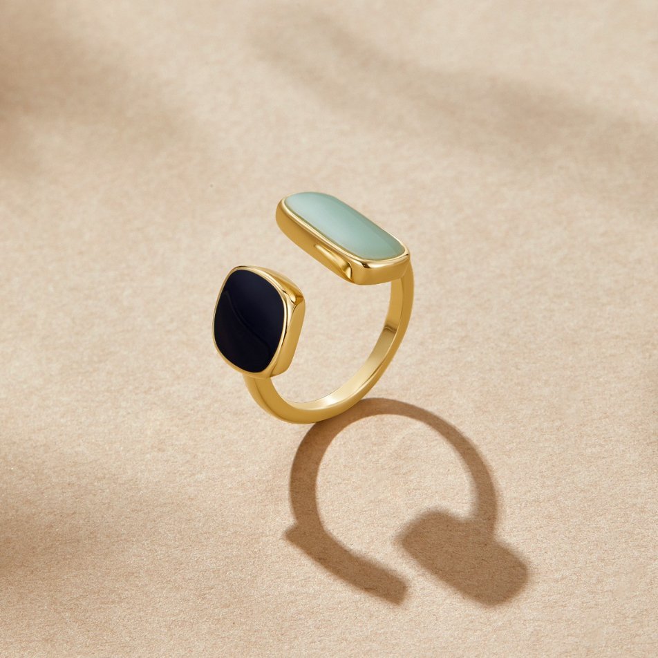 Bague Enroulée Aigue-marine