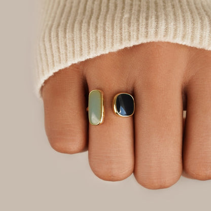 Bague Enroulée Aigue-marine
