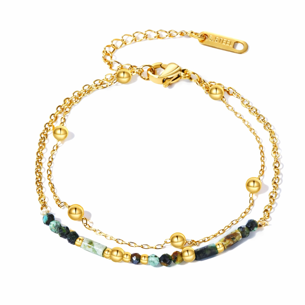 Bracelet Perlé en Pierre