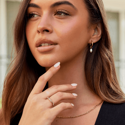 Bague Bella Torsade Perle