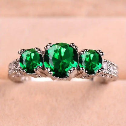 Bague Verte Emilie