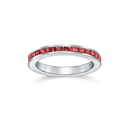 Bague Éternité Rubis