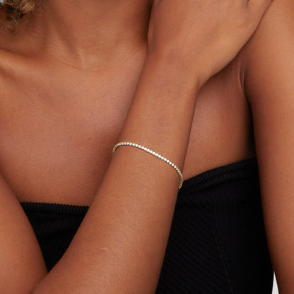 Bracelet Cordelia Tennis Argent