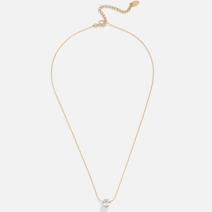 Collier Cristal Rond Délicat