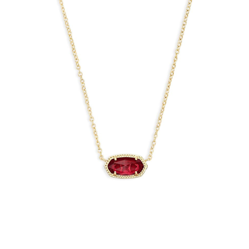 Collier Rubis Ovale Classique