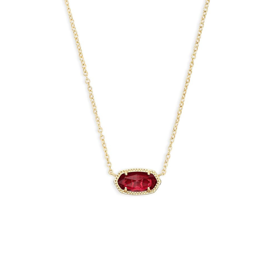 Collier Rubis Ovale Classique
