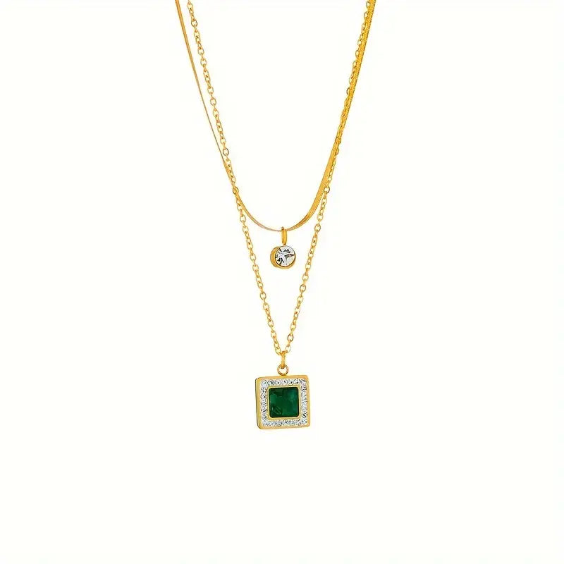 Collier Émeraude Klára