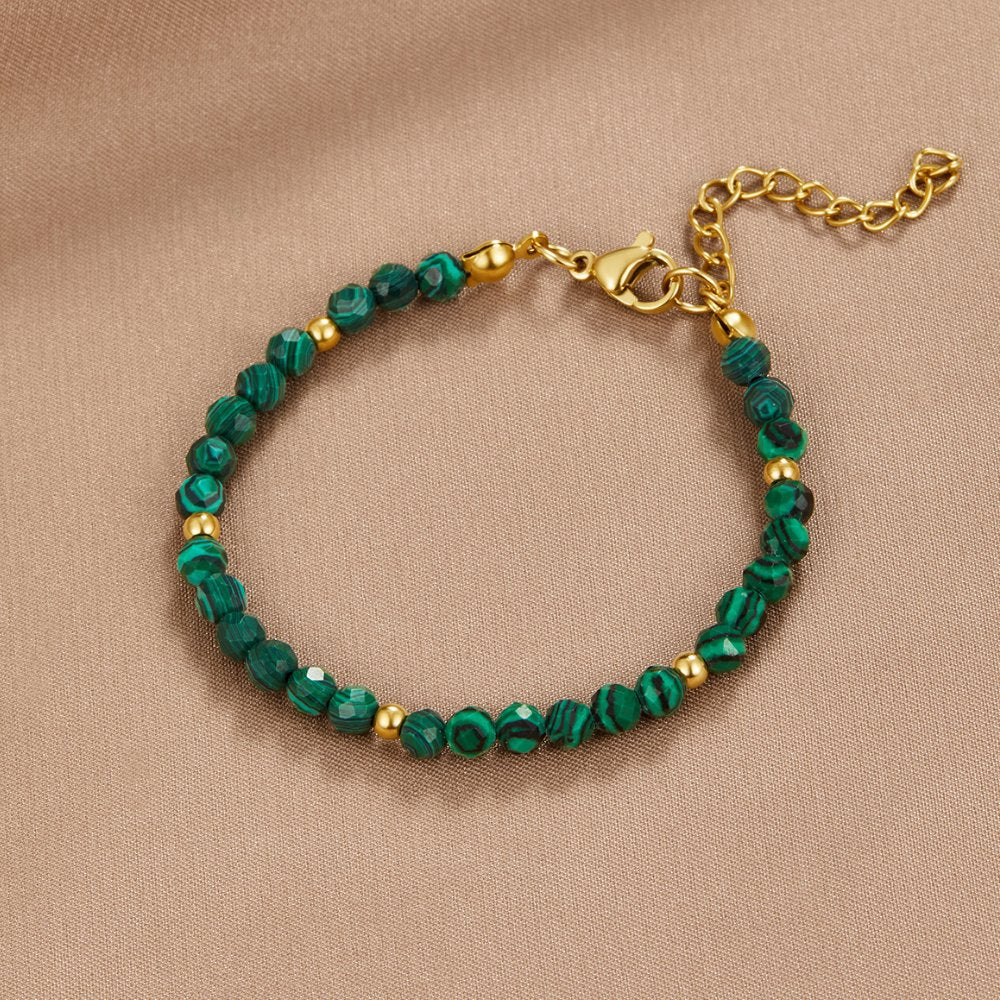 Bracelet Émeraude Perlé