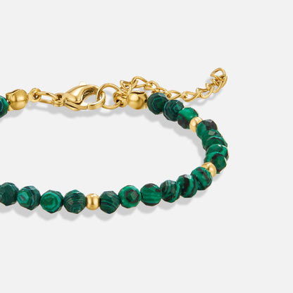Bracelet Émeraude Perlé