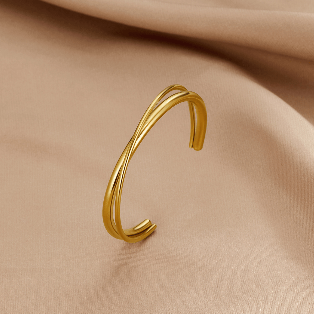 Bracelet Eva Torsadé Doré