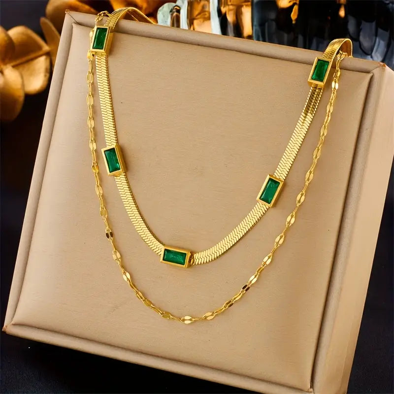 Collier Émeraude Annelie