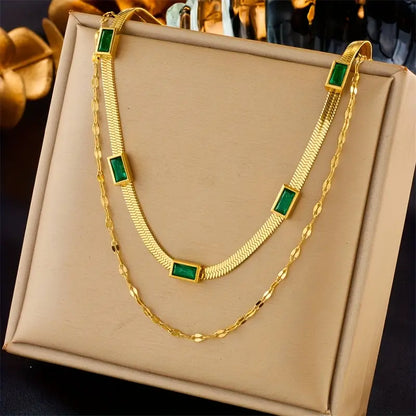Collier Émeraude Annelie