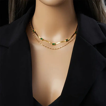 Collier Émeraude Annelie
