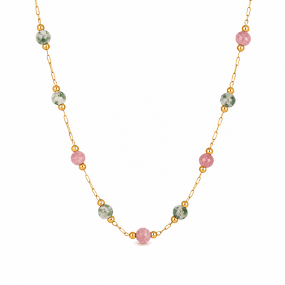 Collier Lulu en Pierres Perles Spring