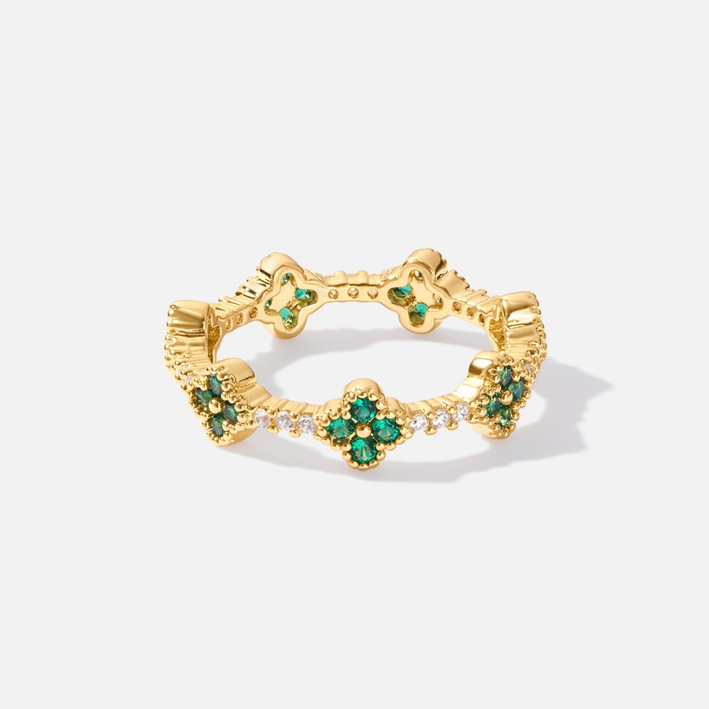 Bague Trèfle Cristal