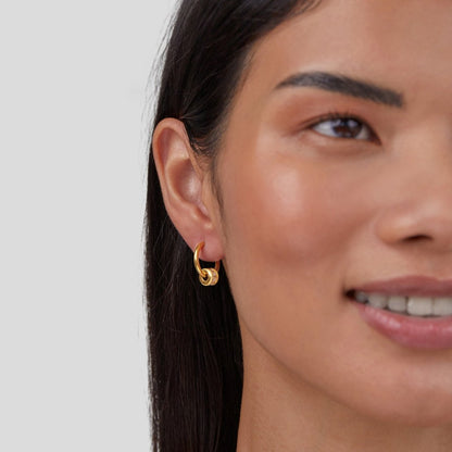 Créoles Gigi cristal or 18K
