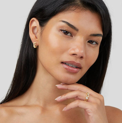 Bague Alvéole Dorée