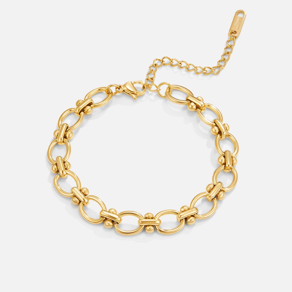 Bracelet Chaîne Maillons Dorée