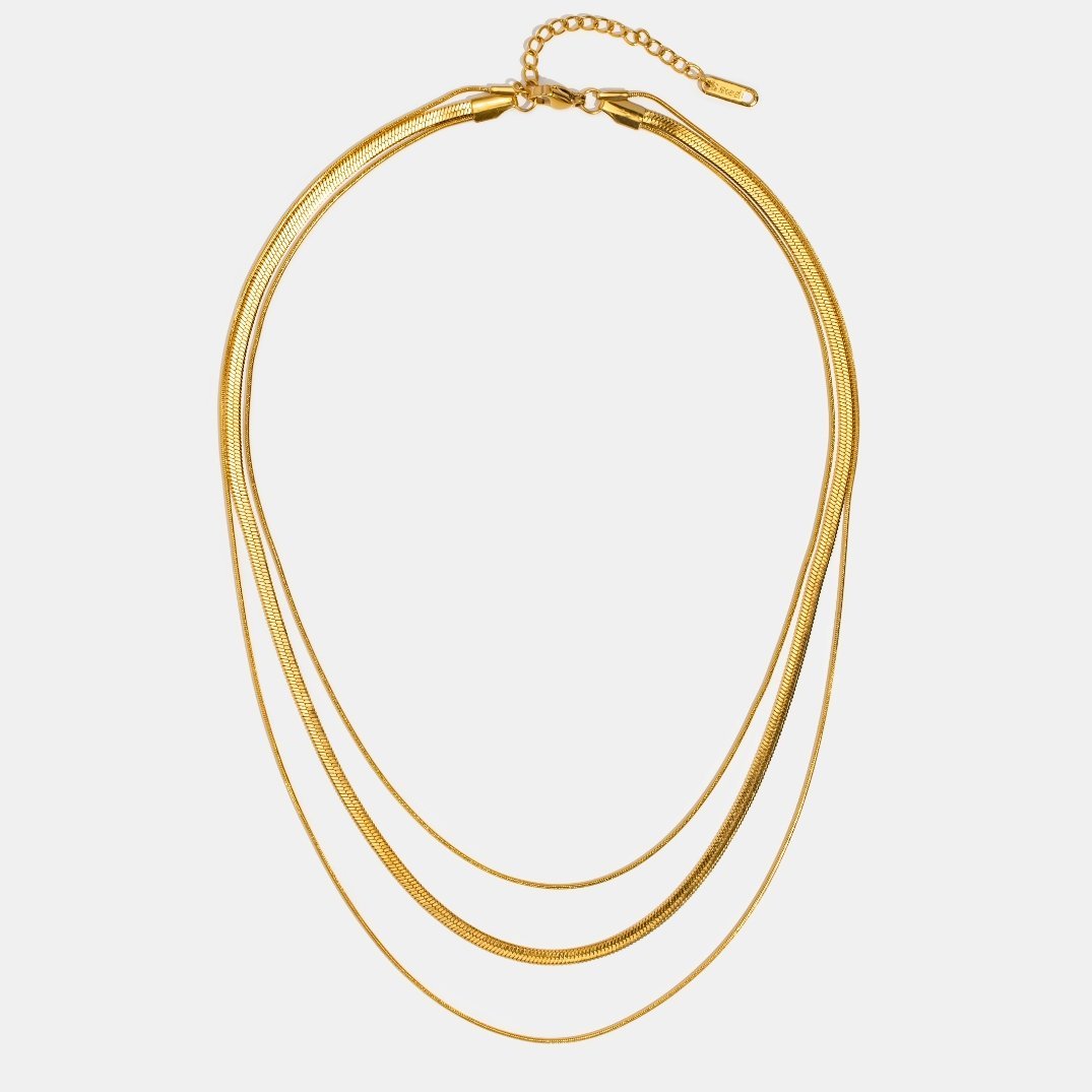 Collier Chaîne Multicouches