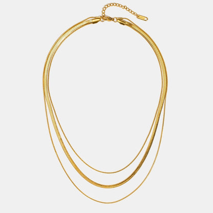 Collier Chaîne Multicouches