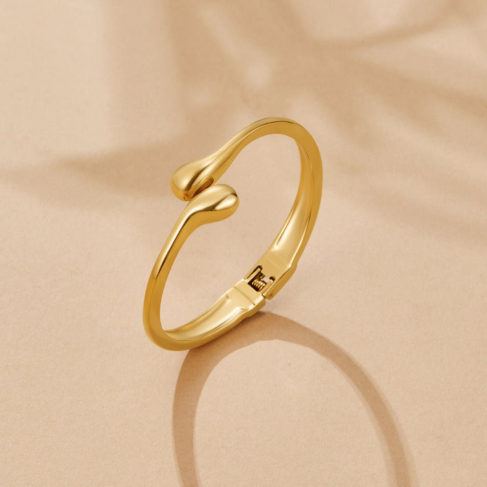 Bracelet Jonc Goutte Dorée