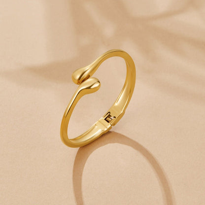 Bracelet Jonc Goutte Dorée