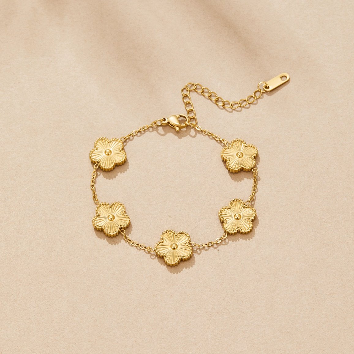 Bracelet Trèfle Doré