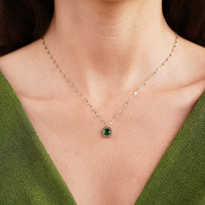 Collier Athena en Cristal Vert