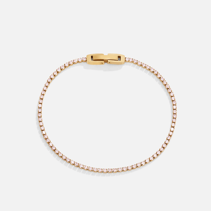 Bracelet Kiera Or & Cristal Rose