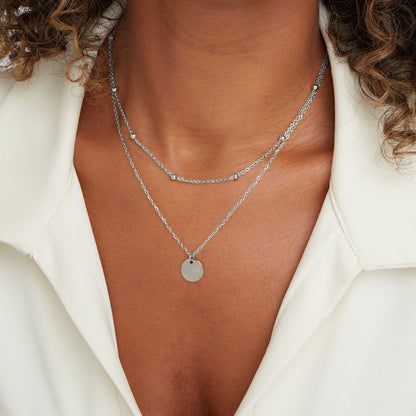 Collier à Disques Superposés