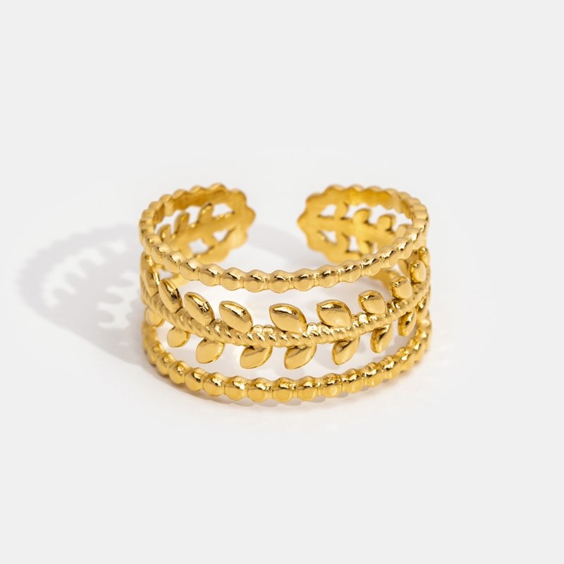 Bague Marissa Feuille Dorée