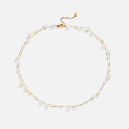 Collier Tori à Perles Superposé