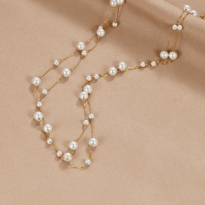 Collier Tori à Perles Superposé